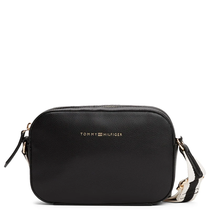 Tommy Hilfiger Logo Tape Camera - Umhängetasche 19.5 cm (schwarz)