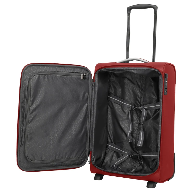 Travelite Jetpack Slim - 2-Rollen-Trolley S 55 cm (rot)