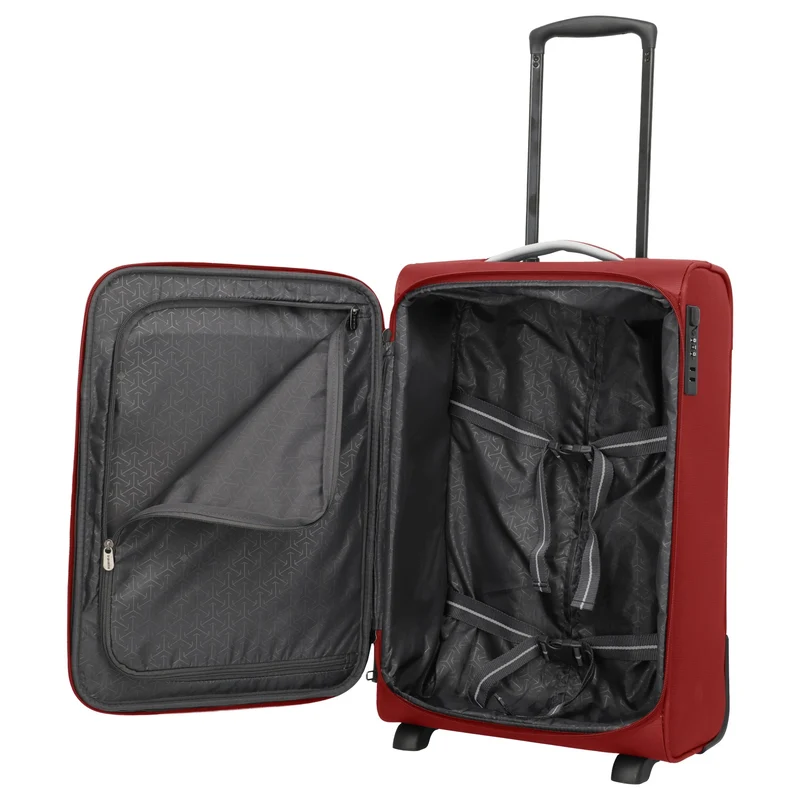 Travelite Jetpack Slim - 2-Rollen-Trolley S 55 cm (rot)