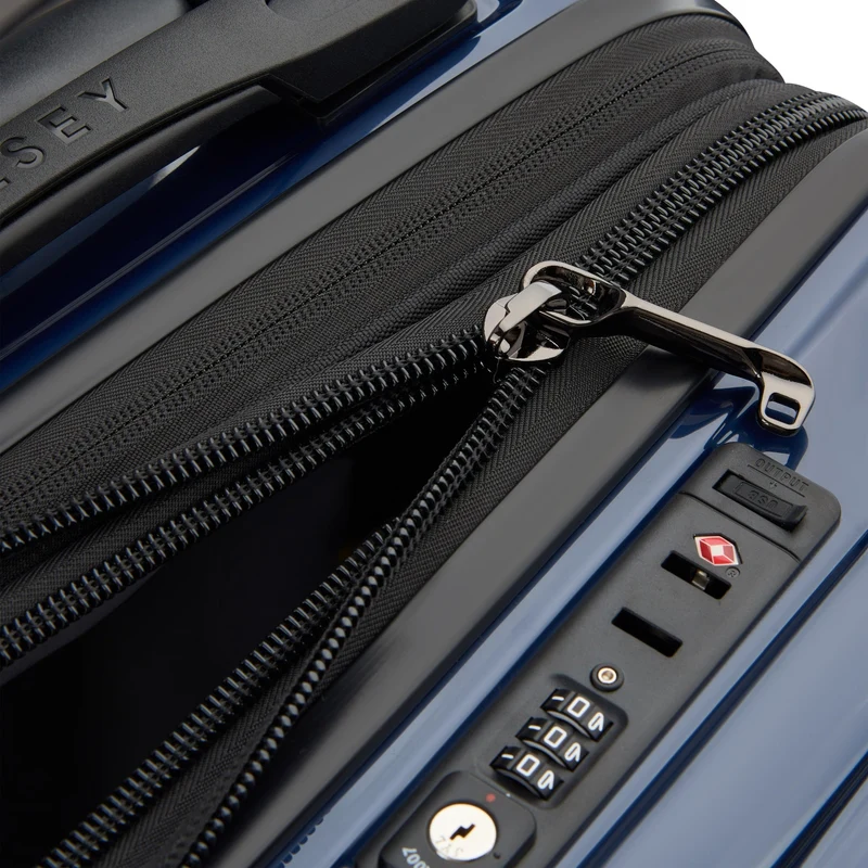 Delsey Paris Shadow 5.0 - 4-Rollen-Kabinentrolley USB 55 cm (marineblau)