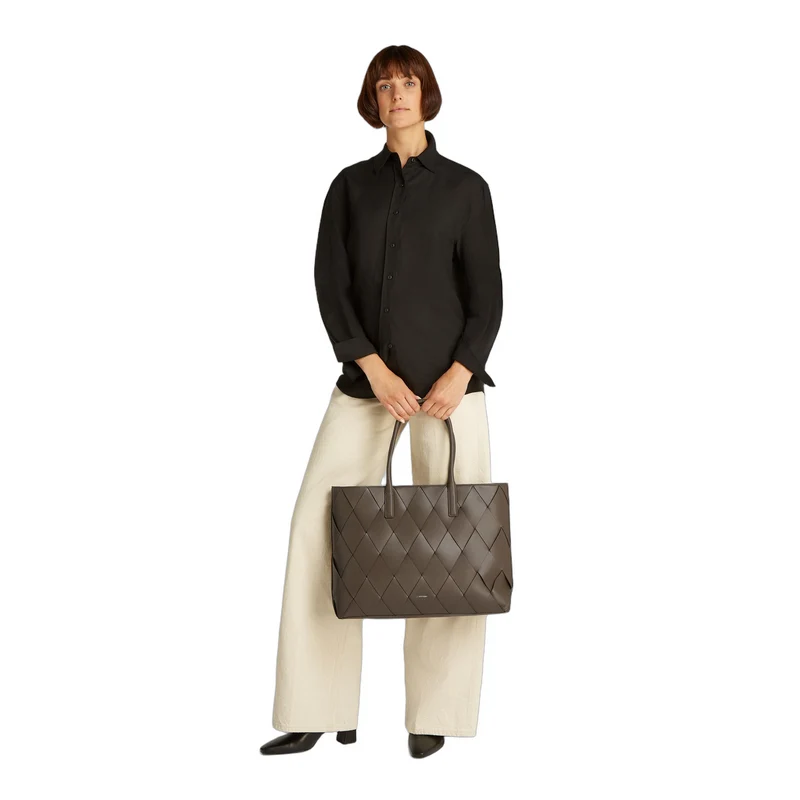 Calvin Klein Woven - Shopper M 42 cm (teak)