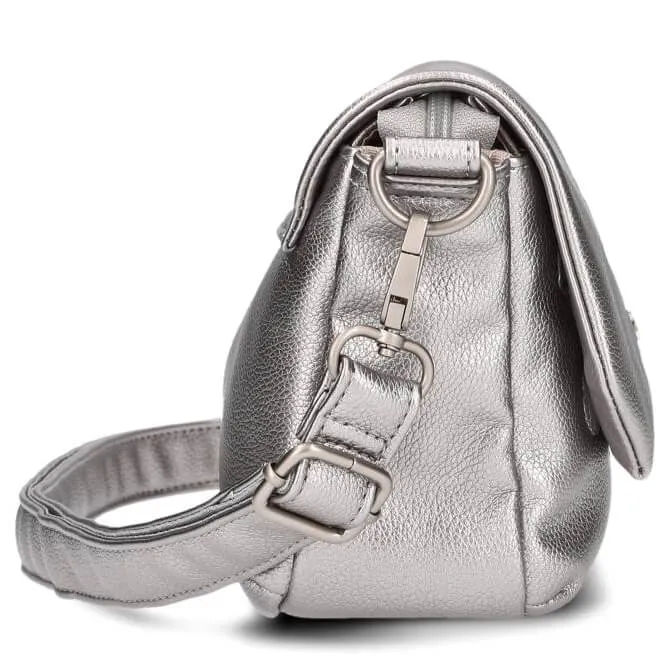 zwei Mademoiselle M40 - Umhängetasche 25 cm (silver)