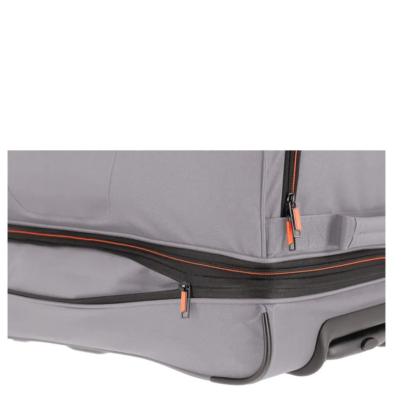 Travelite Basics - Rollenreisetasche 98/119L 70 cm erw. (grau/orange)
