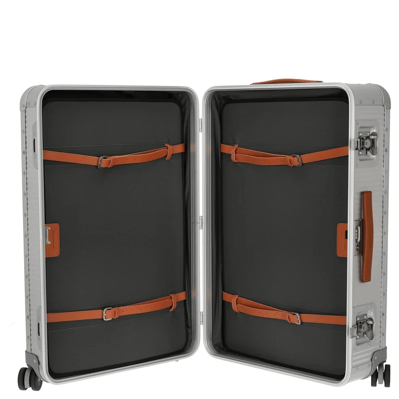FPM Milano Bank aluminum Spinner 76 - 4-Rollen-Trolley 75 cm (moonlight silver)