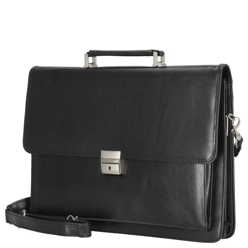 D&N Basic Line PU - Aktentasche 41 cm (schwarz)