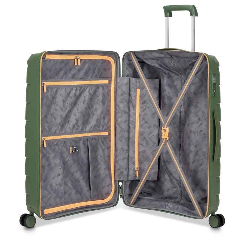 Roncato Skyline 2.0 Neon - 4-Rollen-Trolley M 70 cm (military green)