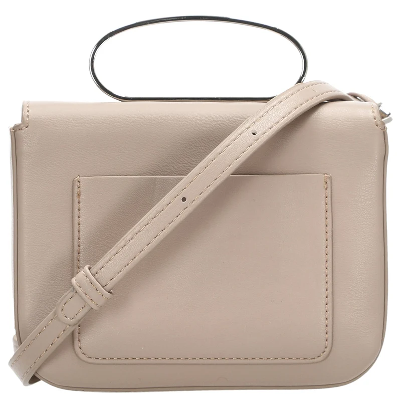 Seidenfelt SFM227 Crossbag - Umhängetasche 16 cm (powder taupe/silver)