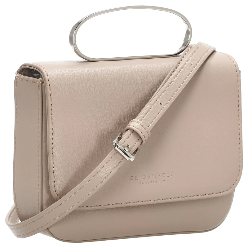 Seidenfelt SFM227 Crossbag - Umhängetasche 16 cm (powder taupe/silver)