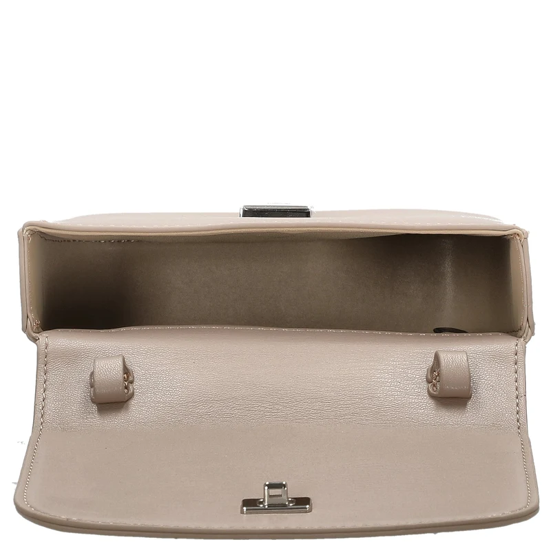 Seidenfelt SFM227 Crossbag - Umhängetasche 16 cm (powder taupe/silver)
