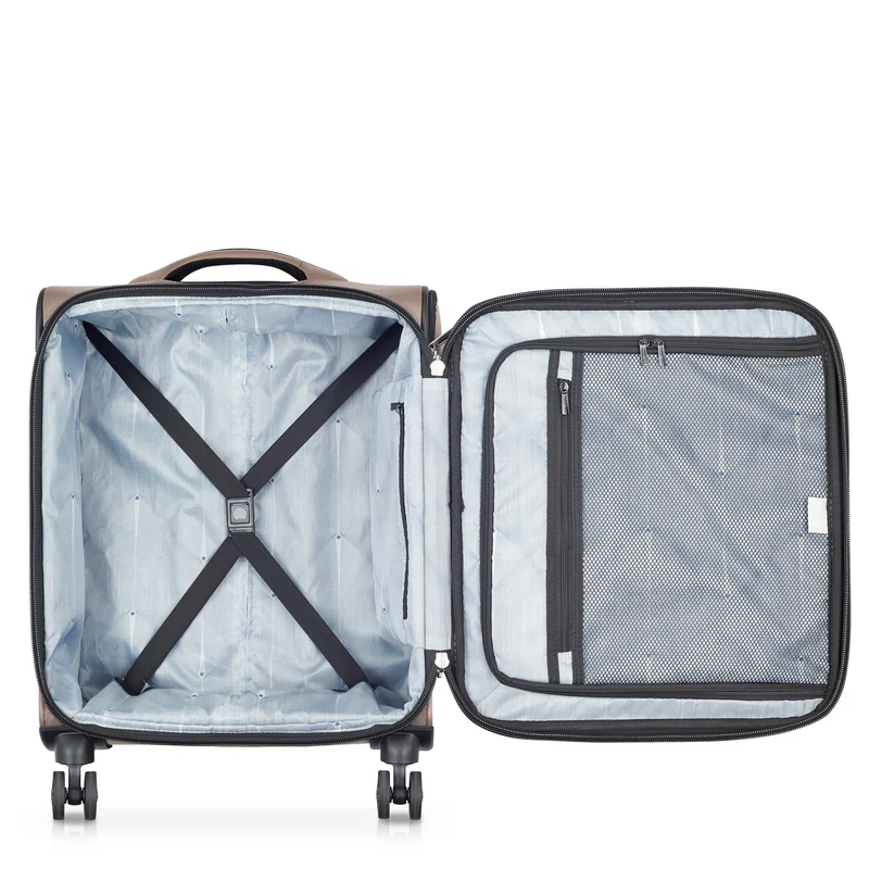 Delsey Paris Sky Max 2.0 Slim Line - 4-Rollen-Kabinentrolley 55 cm (beige)