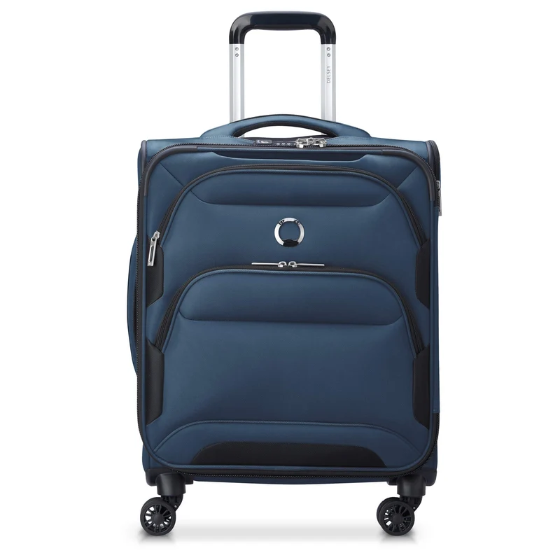 Delsey Paris Sky Max 2.0 Slim Line - 4-Rollen-Kabinentrolley 55 cm (blau)
