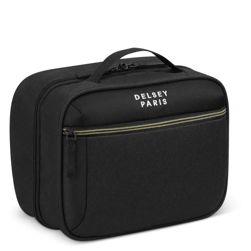 Delsey Paris Brochant 3 - Kulturbeutel zum Aufhängen 27 cm (tief schwarz)