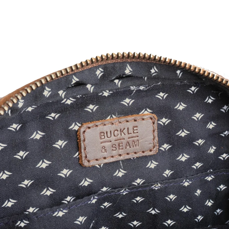 Buckle & Seam Runner - Umhängetasche 15 cm (brown-dots)