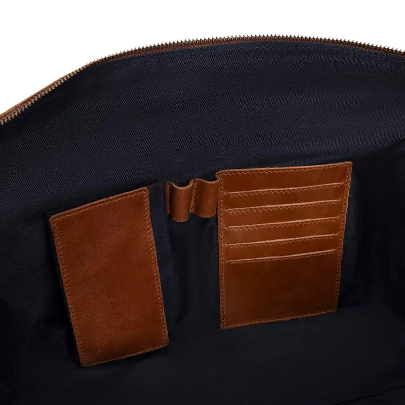 Buckle & Seam Willow Weekender - Reisetasche 50 cm (cognac)