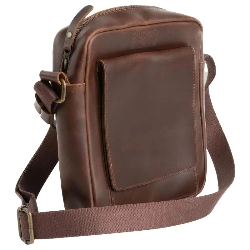 Buckle & Seam Collector - Umhängetasche 23 cm (brown)