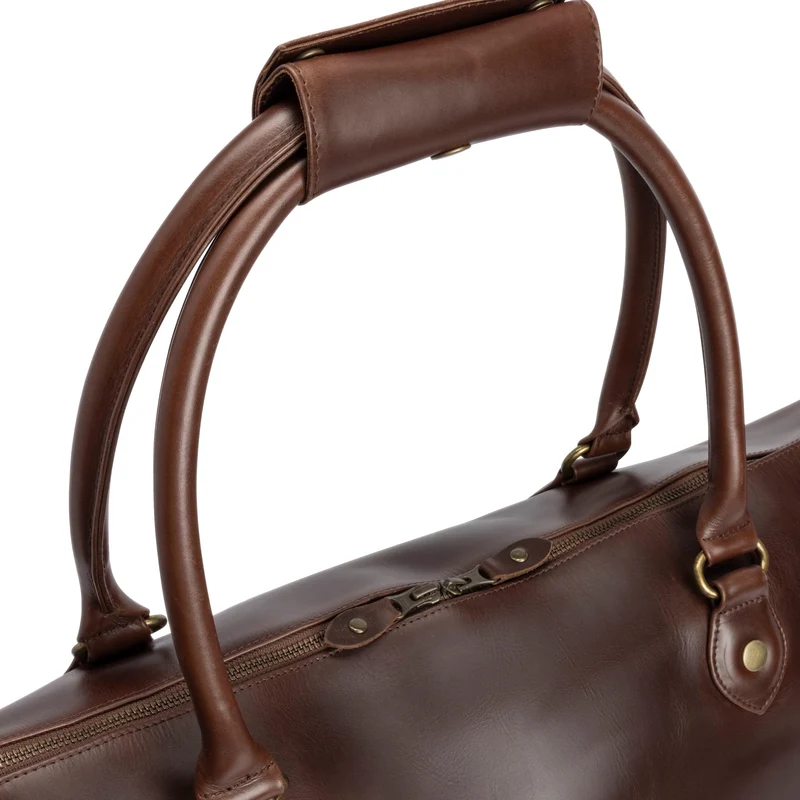 Buckle & Seam Linwood Weekender - Reisetasche 50 cm Leder (braun)