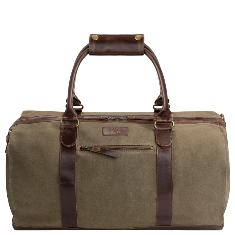 Buckle & Seam Willow Weekender - Reisetasche 50 cm (royal green/brown)