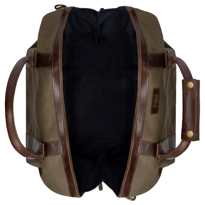 Buckle & Seam Willow Weekender - Reisetasche 50 cm (royal green/brown)