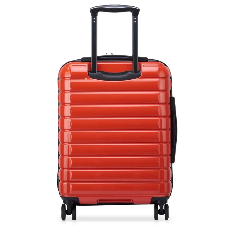 Delsey Paris Shadow 5.0 - 4-Rollen-Kabinentrolley Slim Line USB 55 cm (rot)