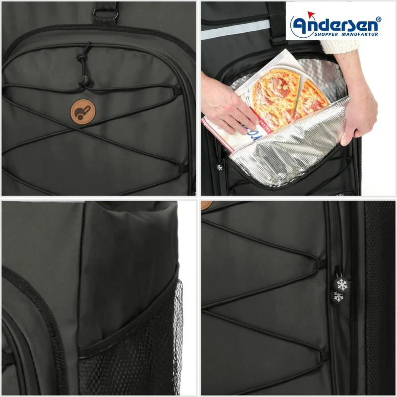 Andersen Tura Shopper Fado 2.1 - Einkaufstrolley 127 cm (black)