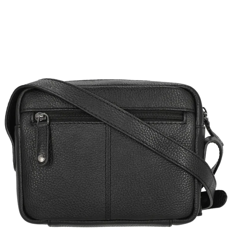 bugatti Elsa - Schultertasche S Leder 18.5 cm (black)