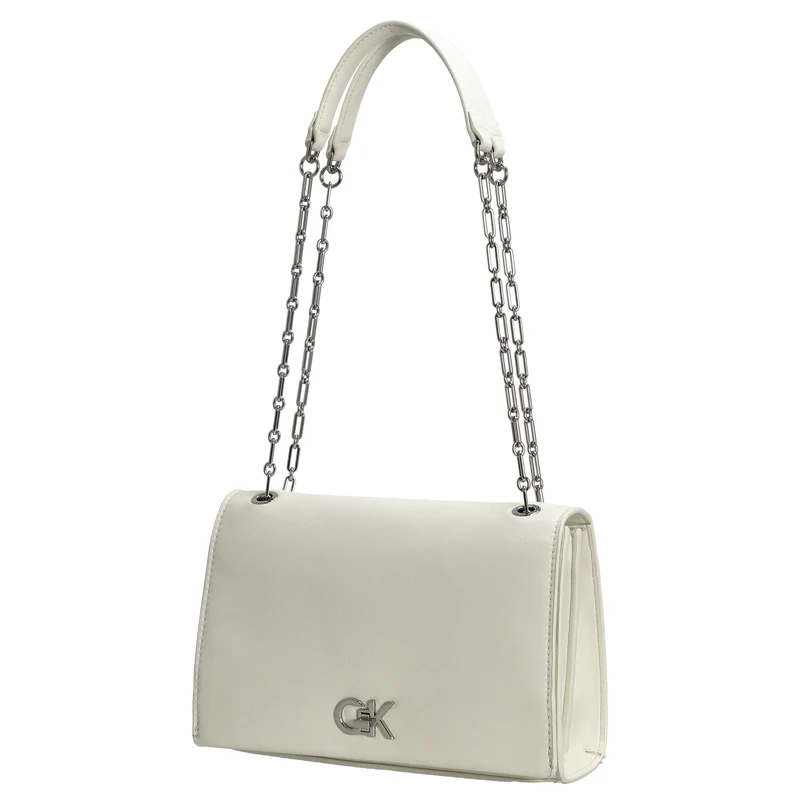 Calvin Klein CK Re-Lock - Umhängetasche M 24 cm (lily white)