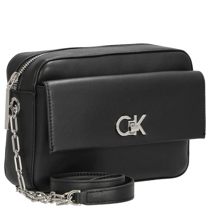 Calvin Klein CK Re-Lock - Umhängetasche 22 cm (schwarz)