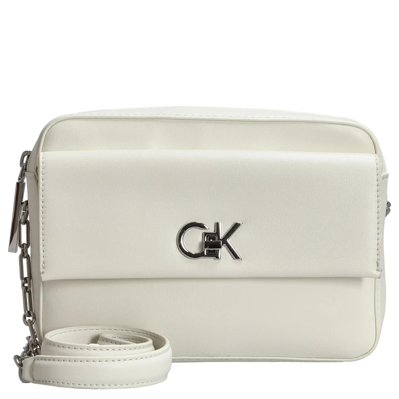 Calvin Klein CK Re-Lock - Umhängetasche 22 cm (lily white)