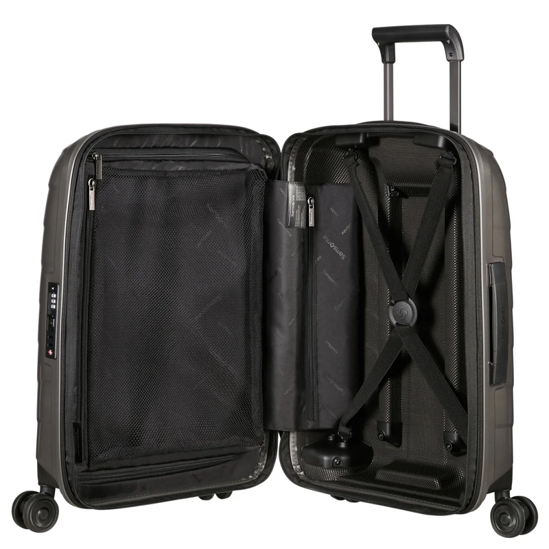Samsonite Attrix - 4 Rollen Kabinentrolley S 55/35 cm erw. (dune)