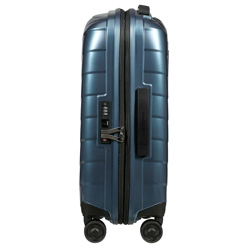 Samsonite Attrix - 4 Rollen Kabinentrolley S 55/35 cm erw. (steel blue)