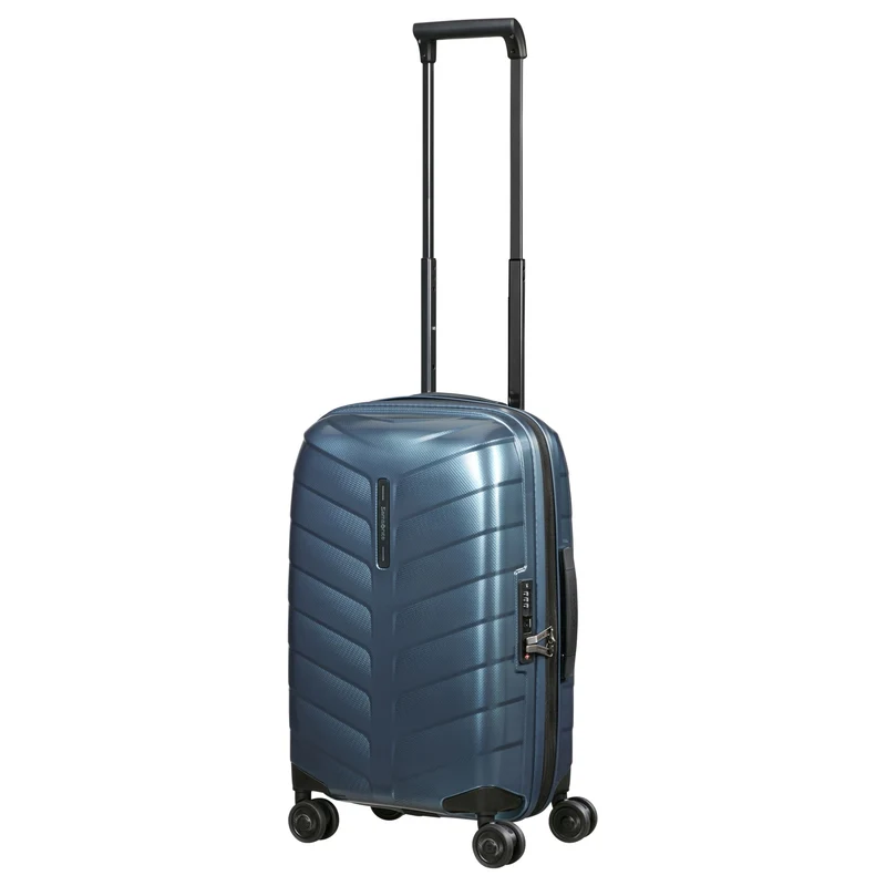 Samsonite Attrix - 4 Rollen Kabinentrolley S 55/35 cm erw. (steel blue)