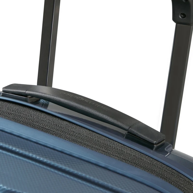 Samsonite Attrix - 4 Rollen Kabinentrolley S 55/35 cm erw. (steel blue)