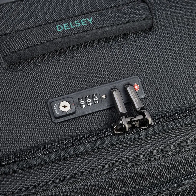 Delsey Paris Helium Dlx 2.0 erweiterbar - 4-Rollen-Trolley 77cm (schwarz)