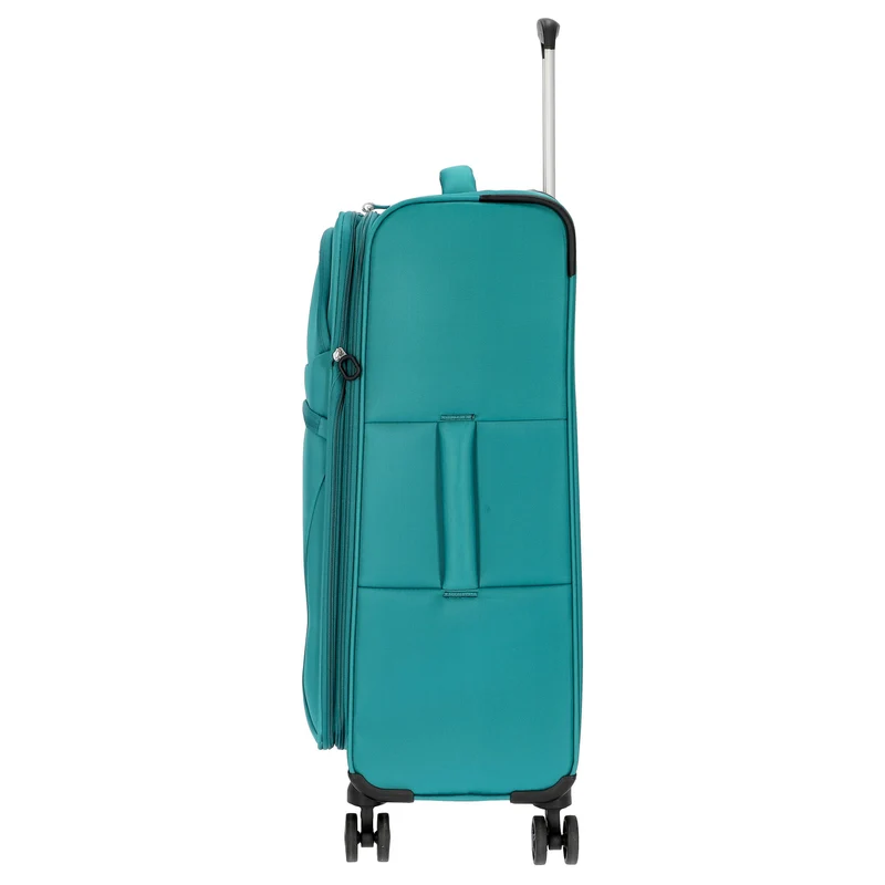 D&N Travel Line 9104 - 4-Rollen-Trolley M 67 cm erw. (grün)