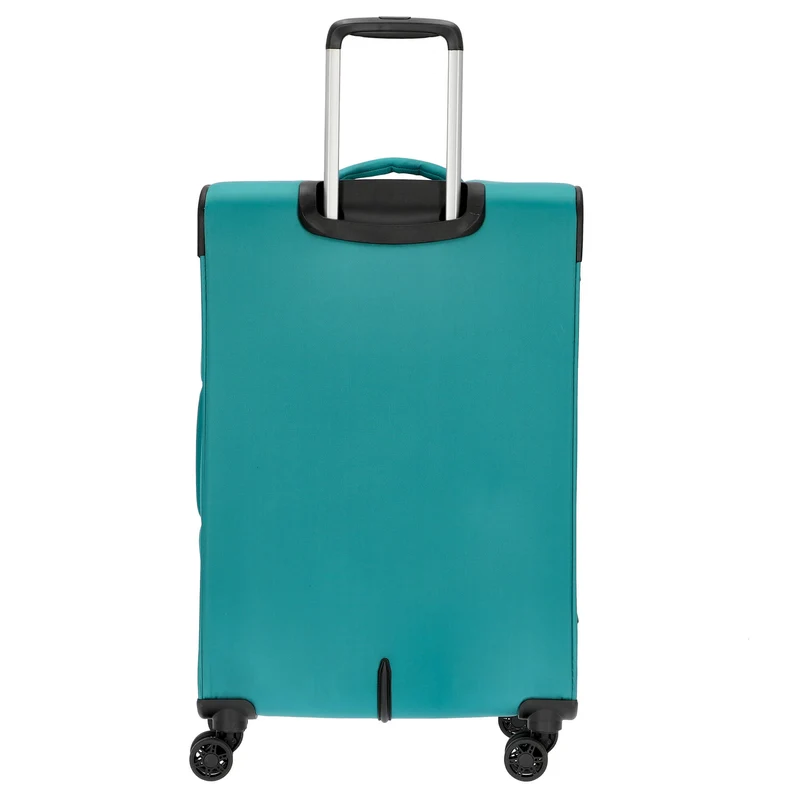 D&N Travel Line 9104 - 4-Rollen-Trolley M 67 cm erw. (grün)