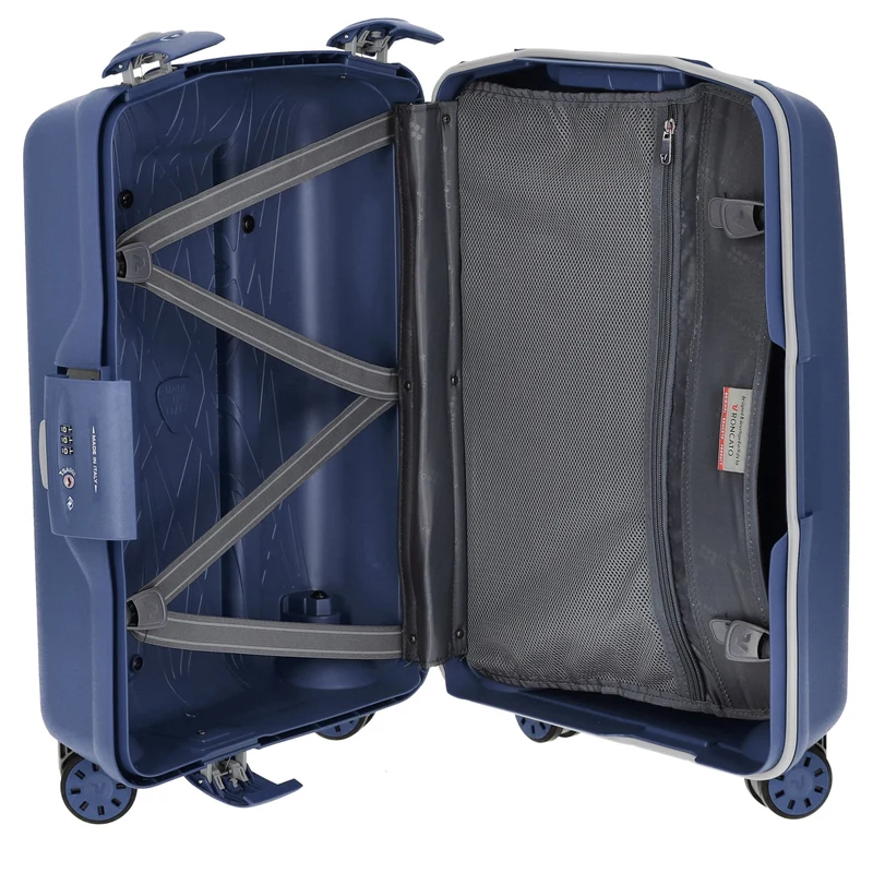 Roncato Light - 4-Rollen-Kabinentrolley S 55 cm (navy)
