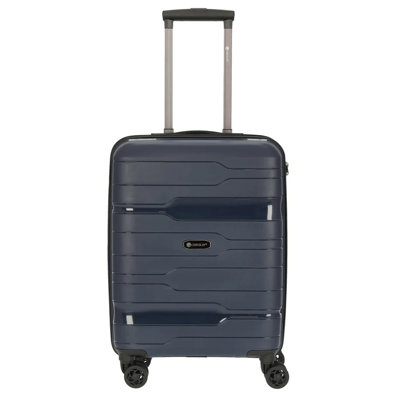 CHECK.IN Memphis - 4-Rollen-Kabinentrolley 55 cm (blau)