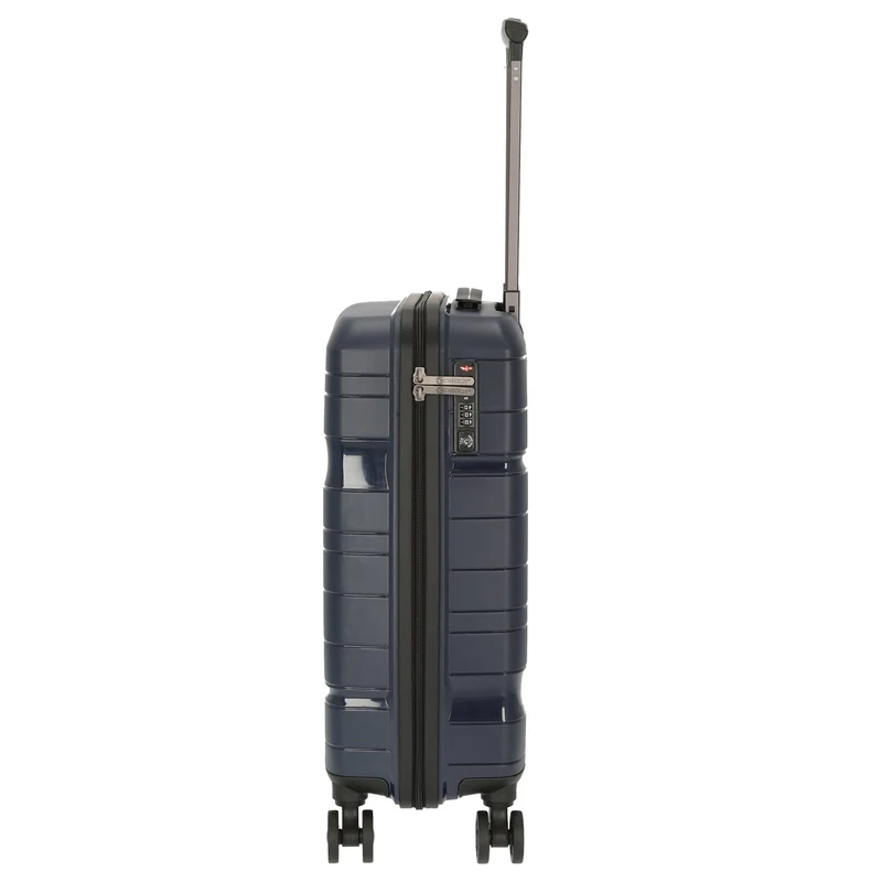 CHECK.IN Memphis - 4-Rollen-Kabinentrolley 55 cm (blau)