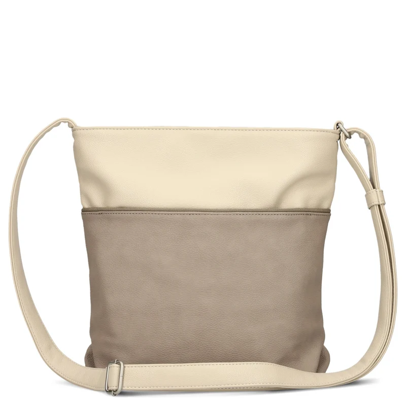 zwei Jana J10 - Schultertasche 29 cm (nubuk-cappuccino)