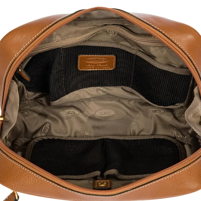 Brics Life Pelle - Kulturbeutel 25 cm (cognac)