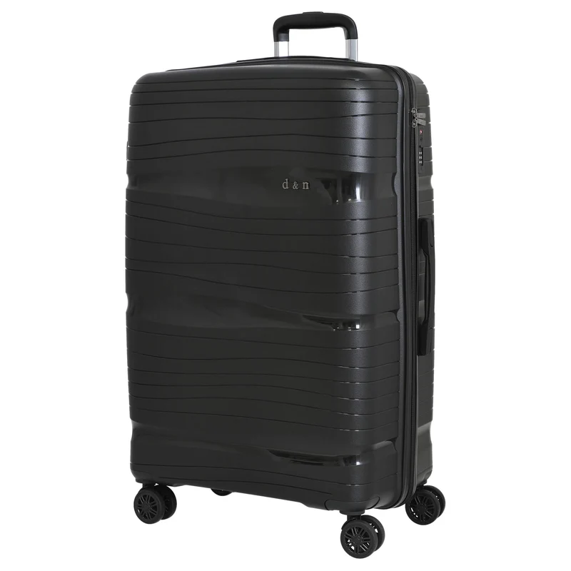 D&N Travel Line 4300 - 4-Rollen-Trolley L 76 cm (black)