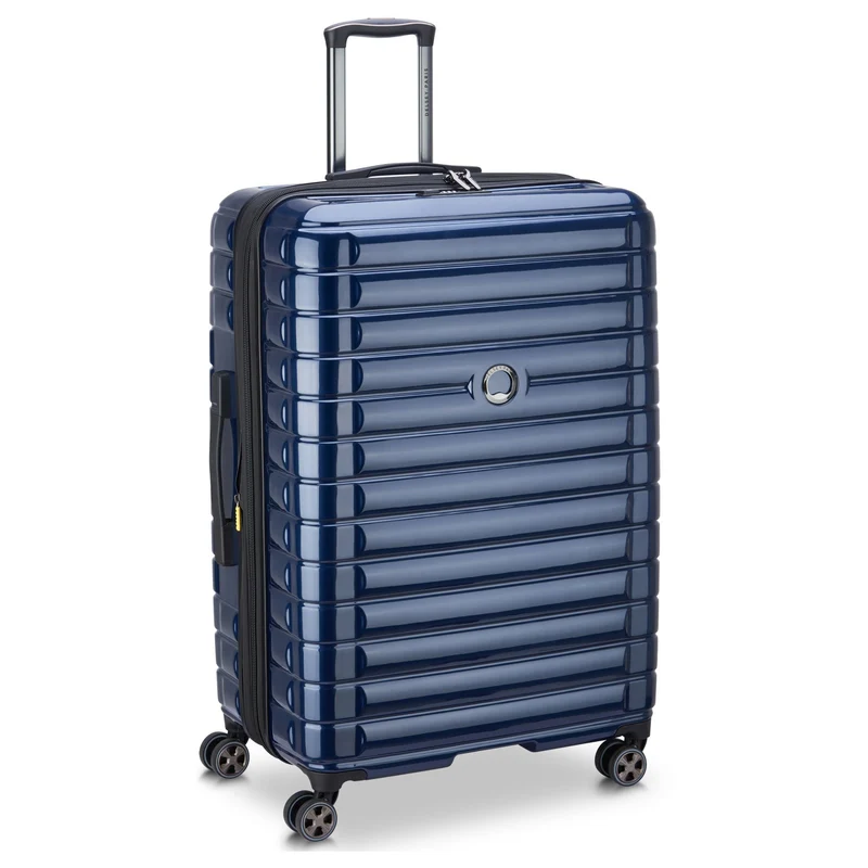 Delsey Paris Shadow 5.0 - 4-Rollen-Trolley XL 82 cm erw. (marineblau)