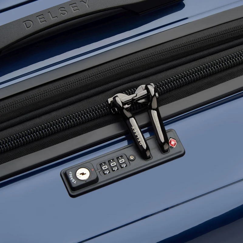 Delsey Paris Shadow 5.0 - 4-Rollen-Trolley XL 82 cm erw. (marineblau)