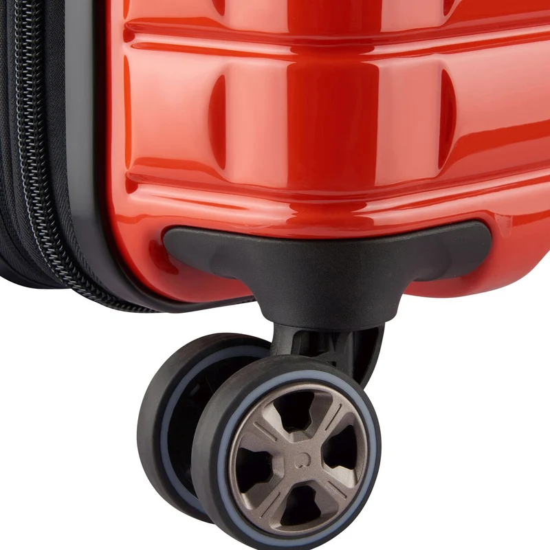 Delsey Paris Shadow 5.0 - 4-Rollen-Kabinentrolley USB 55 cm (intensives rot)