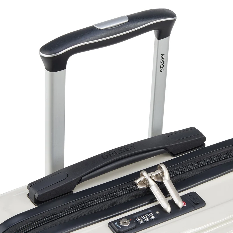 Delsey Paris Shadow 5.0 - 4-Rollen-Kabinentrolley Slim Line USB 55 cm (elfenbein)