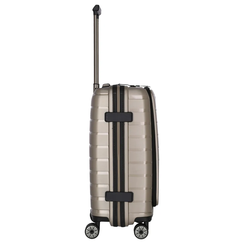 Travelite Air Base - 4-Rollen-Kabinentrolley mit Vortasche S 55 cm (champagner)