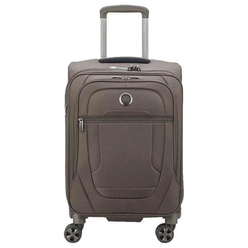 Delsey Paris Helium Dlx 2.0 Slim Line - 4-Rollen-Kabinentrolley 55 cm (mokka)