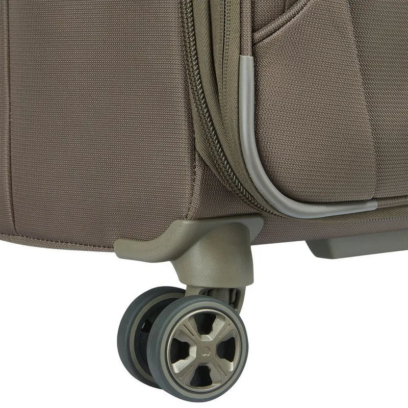 Delsey Paris Helium Dlx 2.0 Slim Line - 4-Rollen-Kabinentrolley 55 cm (mokka)