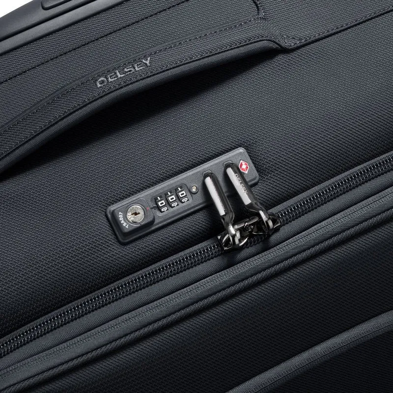 Delsey Paris Montmatre Air 2.0 - 2-Rollen-Kabinentrolley S 55 cm erw. (schwarz)