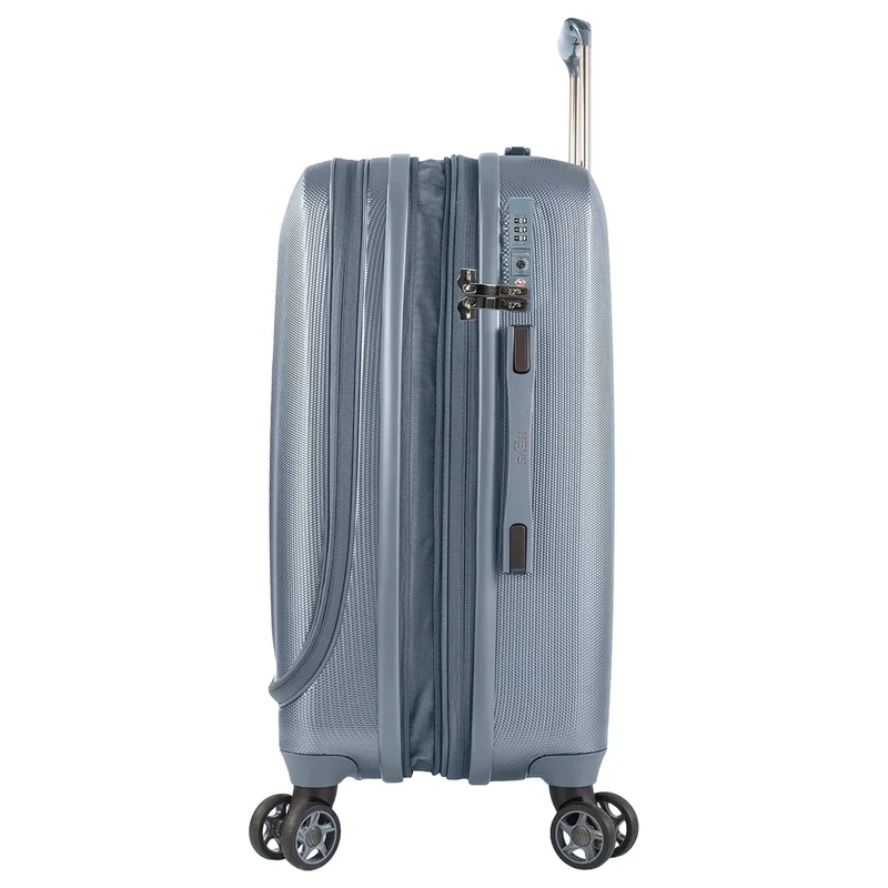 Heys Vantage Smart Access - 4-Rollen-Trolley M 66 cm erw. (slate blue)